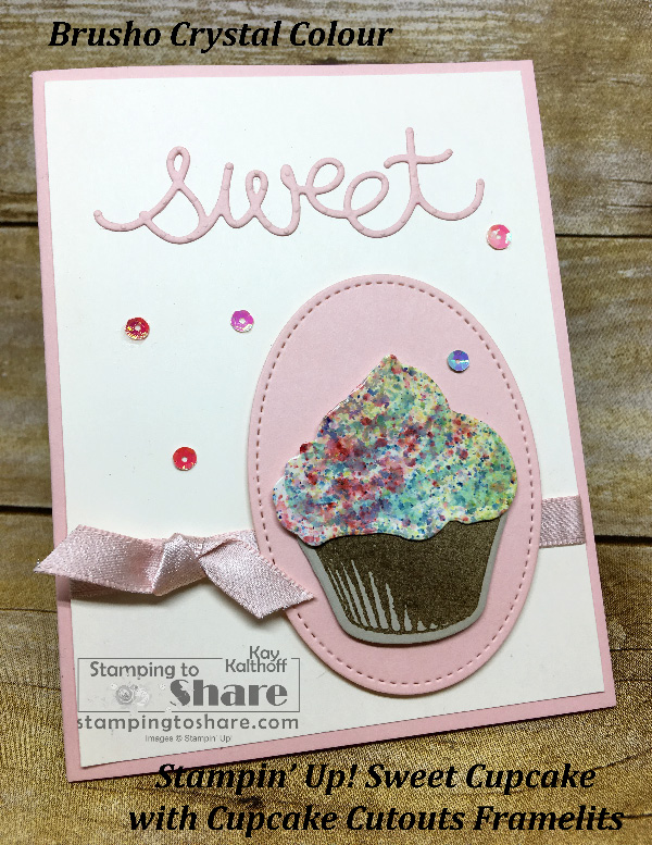 Stampin' Up! hotsell SWEET CUPCAKE stamp set & CUPCAKE CUTOUT Framelits dies